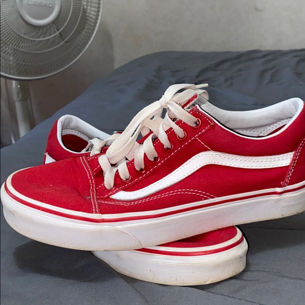 Red Old Skool Vans
